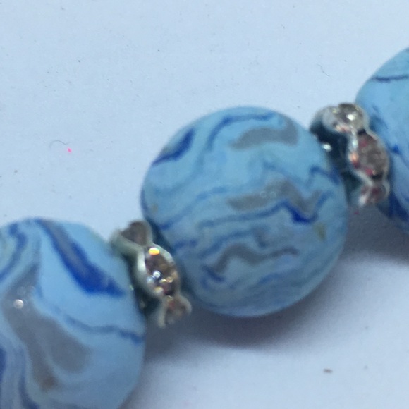 Handmade Polymer Clay Beaded Bracelet “Host Pick” - Picture 6 of 6